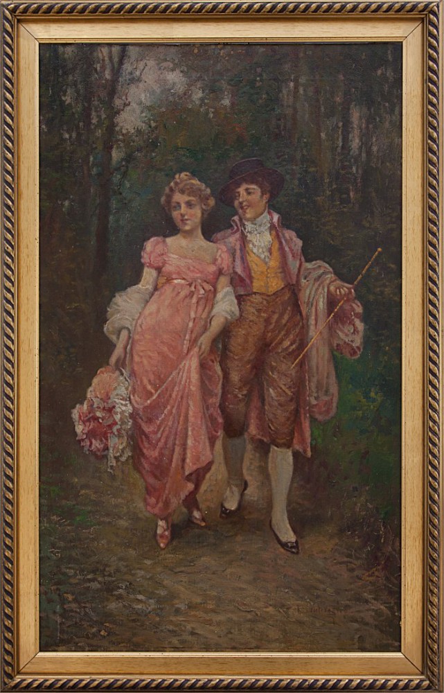 cesare bentivoglio: Scena galante